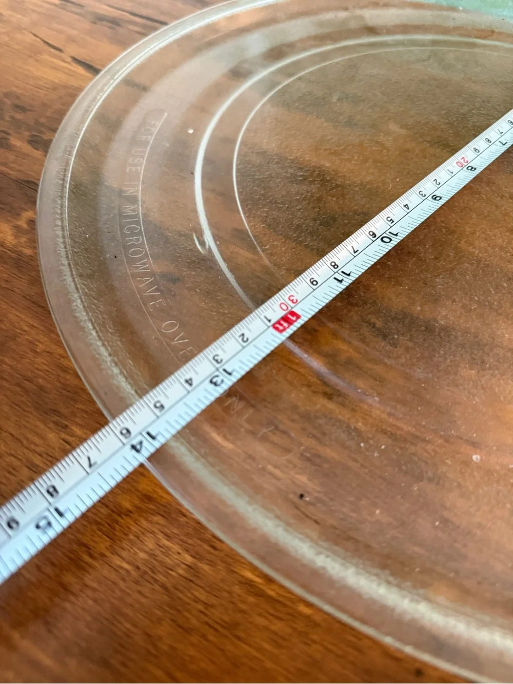 Clear Glass Turntable Plate for Microwave Oven